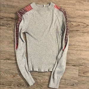 Free People long sleeved knit top